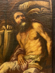 I quattro santi olio su tela. XVII secolo