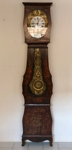 Orologio a pendolo da terra . XIX secolo