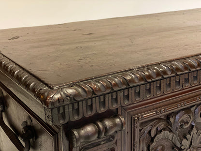 Carved chest Brescia Cremona early 17th century
