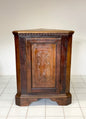 Walnut and chestnut corner cabinet Piedmont 18th century
