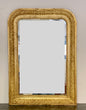 Carved gilded wooden mirror. 19th century