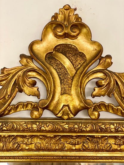 Specchiera in legno dorato XIX secolo