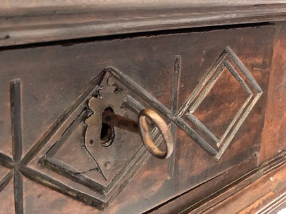 Tavolo barocco Luigi XIV in noce