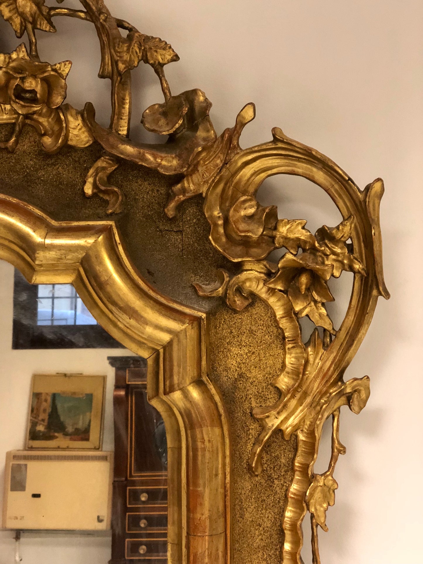 Lombard mirror Charles X. 195cm. Early 19th century