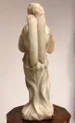 Angelo in estasi marmo Carrara . Fine XVIII secolo