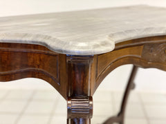 Consolle Luigi Filippo noce lombarda metà XIX secolo