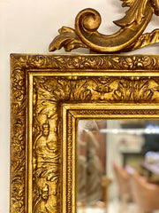Specchiera in legno dorato XIX secolo