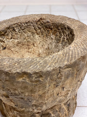 Vaso mortaio pietra granito XIX secolo