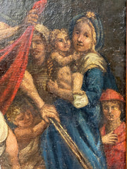 Olio su tela . Il martirio di sant’Andrea . XVII secolo