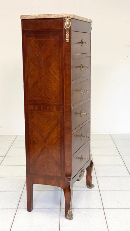 Napoleon III inlaid veneered weekly