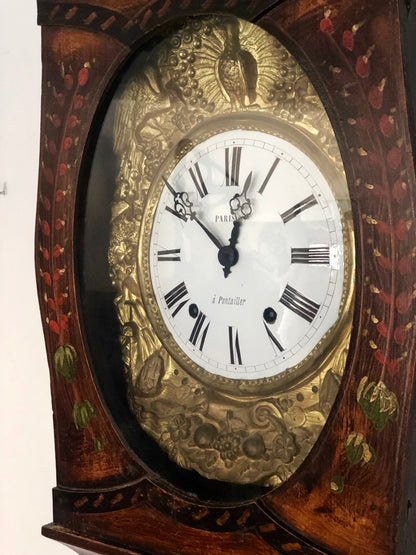 Orologio a pendolo da terra . XIX secolo
