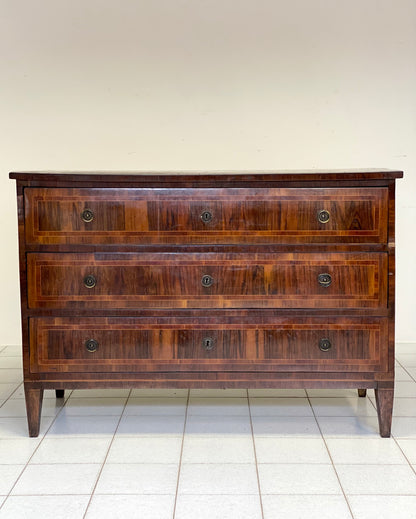 Louis XVI chest of drawers. Emilia Modena late 18th century