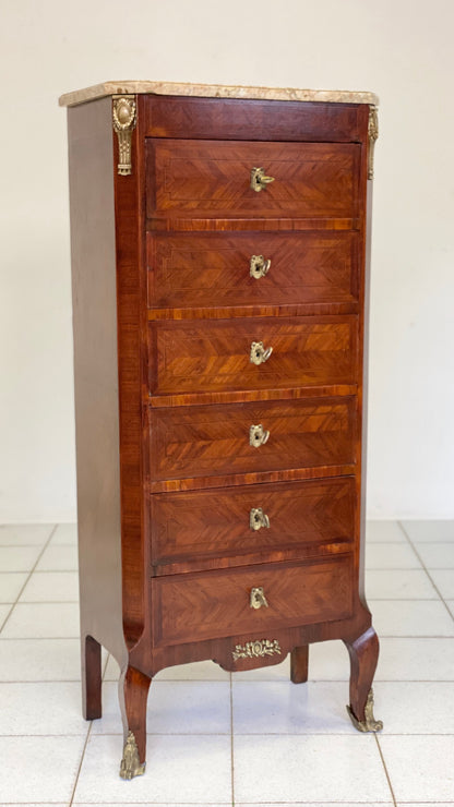 Napoleon III inlaid veneered weekly