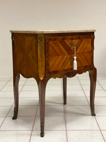 Small Napoleon III chest of drawers, late 19th century