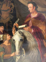 Olio su tela Teodoro Matteini (ambito di , Pistoia 1754 -Venezia 1831