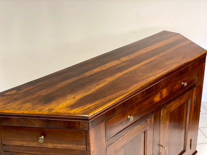 Credenza scantonata epoca direttorio . Inizio XIX secolo