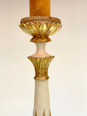 Candeliere lombardo impero con paralume funzionante XIX secolo