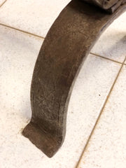 Coppia di alari ferro battuto .XIX secolo
