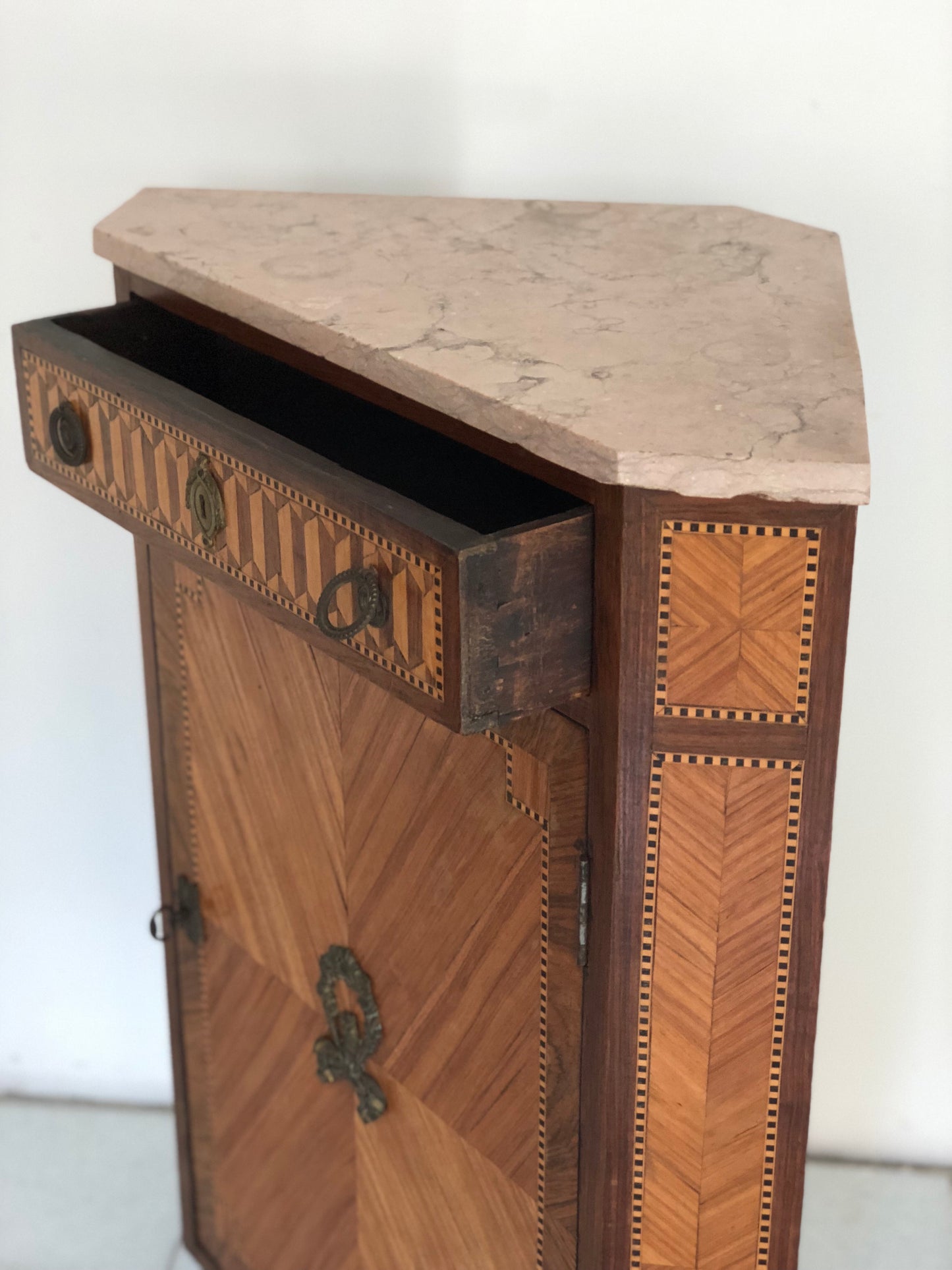 Napoleon III Corner Cabinet. Late 19th century