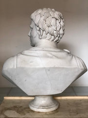 Busto in marmo di Carrara . Caracalla fine XIX