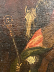 I quattro santi olio su tela. XVII secolo