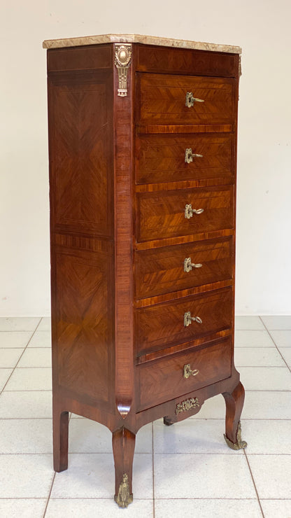 Napoleon III inlaid veneered weekly