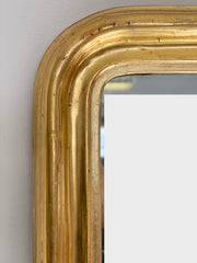 Specchiera lombarda oro zecchino . XIX secolo ( restaurata )