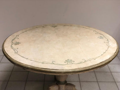 Tavolo rotondo laccato lombardo
