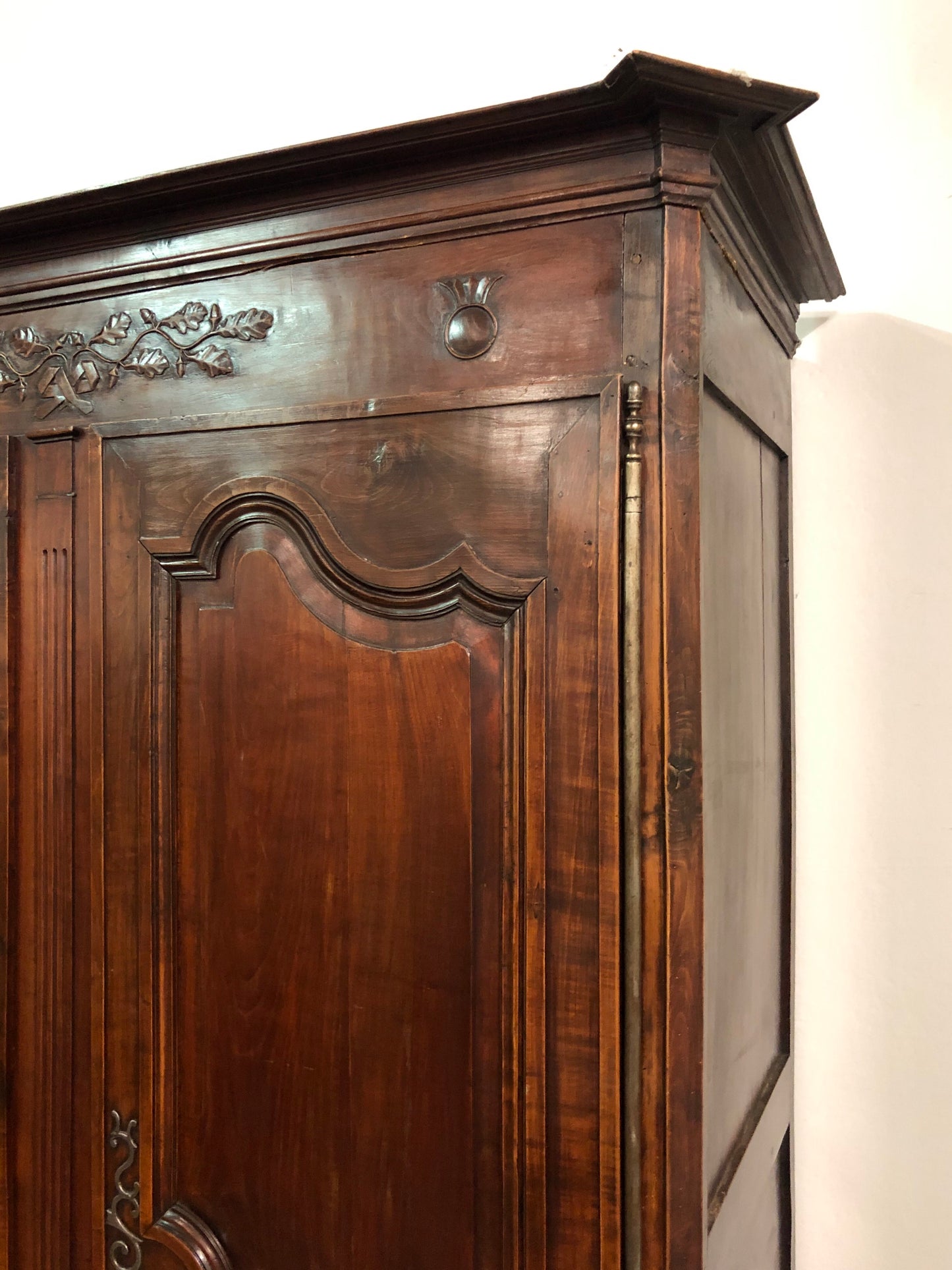 Louis XV wardrobe carved cherry. 18th century