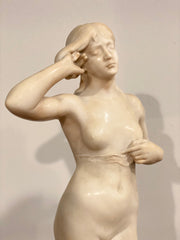 Venere al bagno marmo carrara . XIX secolo