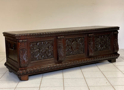 Carved chest Brescia Cremona early 17th century