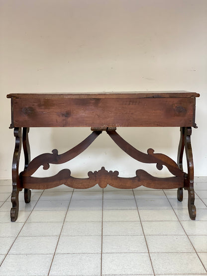Tavolo scrittoio Luigi XIV Lombardo . XVII secolo