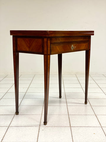 Tavolo da gioco intarsiato Napoleone III