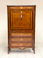 Secretaire Napoleone III finemente intarsiato XIX secolo