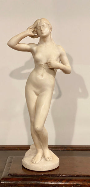 Venere al bagno marmo carrara . XIX secolo