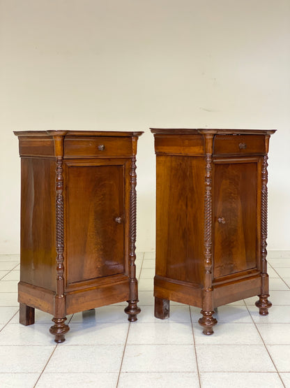 Pair of Lombardi Carlo X bedside tables