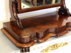 Specchiera Carlo X genovese da tavolo . XIX secolo