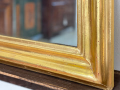 Specchiera lombarda oro zecchino . XIX secolo ( restaurata )