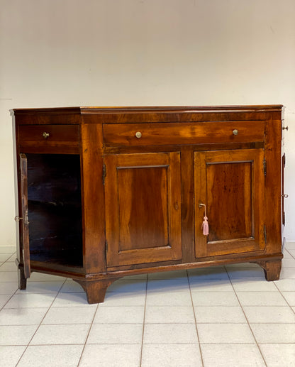 Credenza scantonata epoca direttorio . Inizio XIX secolo