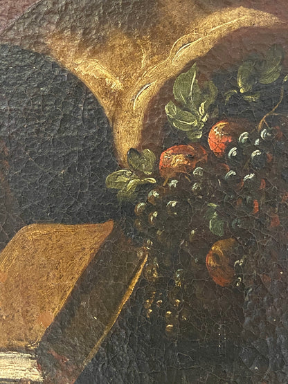 Allegoria del trionfo di Roma . Olio su tela XVIII secolo