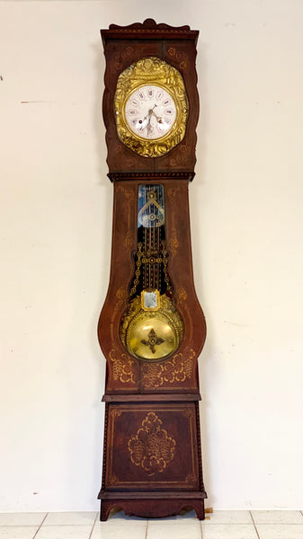 Orologio a pendolo a torre . Metà XIX secolo . Restaurato