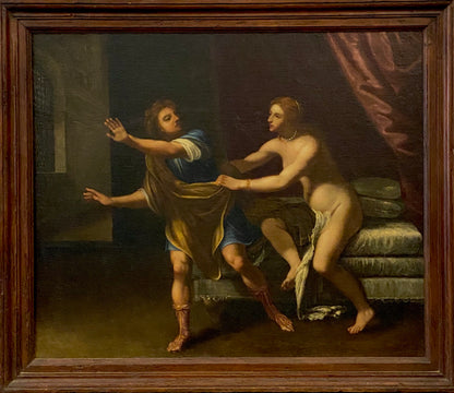 Joseph and Potiphar's Wife Bolognese School. 17th century
