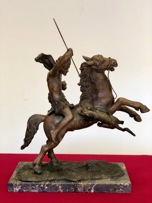 Scultura in bronzo firmato XIX secolo