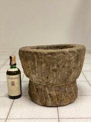 Vaso mortaio pietra granito XIX secolo