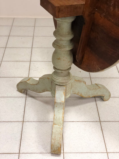 Lacquered and painted sail table. 19th century