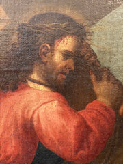 Cristo portacroce . Olio su tela XVII secolo