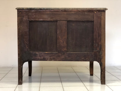 Chest of drawers with curved front and sides. Napoleon III
