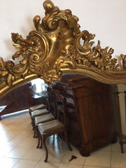 Specchiera Luigi Filippo in oro zecchino