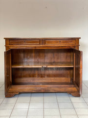 Credenza in noce metà XIX secolo .