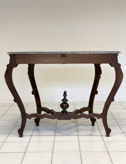 Consolle Luigi Filippo noce lombarda metà XIX secolo